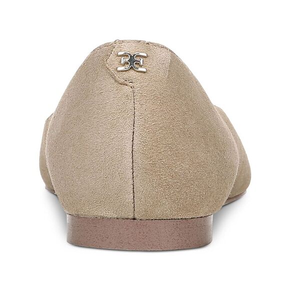 NWT SAM EDELMAN Womens Beige Sally Pointed Toe Slip On Leather Ballet Flats 11 M - Picture 2 of 5